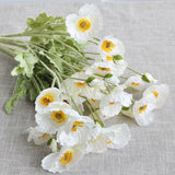 Popxstar 1pcs Artificial Flower Silk Corn Poppy 53cm Real Touch Fake Plant for Wedding Decoration Flowers Home Garen Christmas Decoration