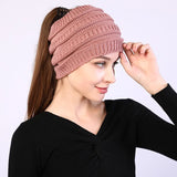 Popxstar Beanie Hat for Women Winter Warm Caps Female Casual Hats Headpiece Headwear Yoga Run Bandage Girl Hair Bands Headbands