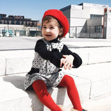 Popxstar Wool Baby Girl Hat Winter Autumn Kids Beret Hat for Girls Accessories Fashion Baby Cap Infant Stuff 1-4Y