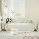 Popxstar Solid Color Waterproof Sofa Towel Chenille Four Seasons Universal Sofa Cover All-inclusive Universal Simple Sofa Blanket
