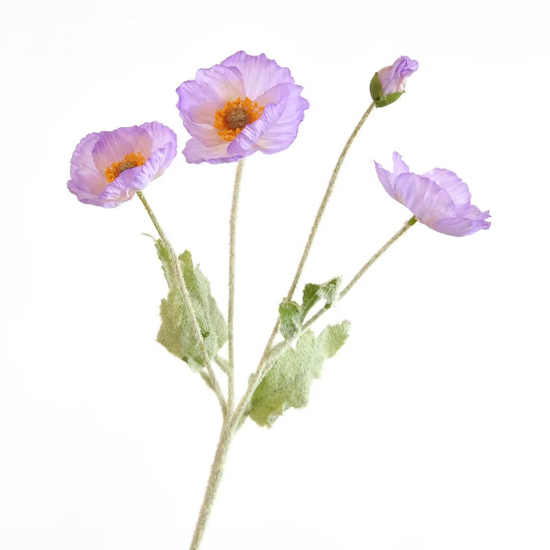 Popxstar 1pcs Artificial Flower Silk Corn Poppy 53cm Real Touch Fake Plant for Wedding Decoration Flowers Home Garen Christmas Decoration