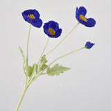 Popxstar 1pcs Artificial Flower Silk Corn Poppy 53cm Real Touch Fake Plant for Wedding Decoration Flowers Home Garen Christmas Decoration