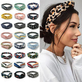 Popxstar New print Knot Women Headband Vintage Hairband Girls Headwear Leopard Headband Hair Accessories dress Gift hair ties scrunchie