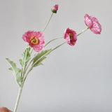 Popxstar 1pcs Artificial Flower Silk Corn Poppy 53cm Real Touch Fake Plant for Wedding Decoration Flowers Home Garen Christmas Decoration