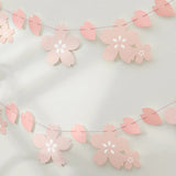 Popxstar 1PC Cherry Blossom Pink Flag Party Decoration Room Wall Layout