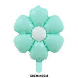 Popxstar 6Pcs/Set Candy Color Daisy Balloon SunFlower Foil Balloons Photo Props Wedding Birthday Party Decorations