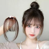 Popxstar Fake Air Bangs Hair Styling Tools Hair Clip-In Extension Synthetic Hair Fake Fringe Natural False Hairpiece Women Clip In Bangs