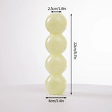 Popxstar Glass Flower Vase Creative Vase Decorative Hydroponic Flower Container Nordic Style Flower Vases Desktop Flower Bottle Decor