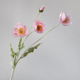 Popxstar 1pcs Artificial Flower Silk Corn Poppy 53cm Real Touch Fake Plant for Wedding Decoration Flowers Home Garen Christmas Decoration