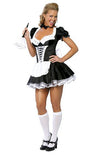 Popxstar Plus Size Cosplay S-6XL Sexy Costumes for Halloween Women's Exotic Maids Dress French Maid Costume Cosplay Maid Outfit Roleplay