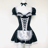 Popxstar Plus Size Cosplay S-6XL Sexy Costumes for Halloween Women's Exotic Maids Dress French Maid Costume Cosplay Maid Outfit Roleplay