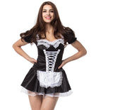 Popxstar Plus Size Cosplay S-6XL Sexy Costumes for Halloween Women's Exotic Maids Dress French Maid Costume Cosplay Maid Outfit Roleplay
