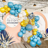 Popxstar Doubled Pearl Tiffany Blue Balloons Garland Arch Wedding Valentines Ball Decoration Matte White Ballon Kit Birthday Baby Shower