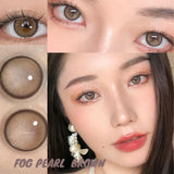 Popxstar 1 Pair Korean Lenses Colored Contact Lenses for Eyes Big Eye Lenses Brown Lenses Blue Eye Lenses Fog Pearl Lens
