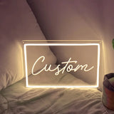 Popxstar  1pc Neon Sign - LED Wall Decor, Personalized Bedroom Lighting, USB Powered, Button Control, Wall-Mounted