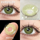 1 Pair Gray Color Contact Lenses for Eyes Brown Beautiful Pupils Natural Softlens Yearly Cosmetics High Quality Lens