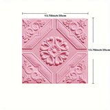 popxstar 35*35cm Ceiling Roof Decoration Wallpaper Self-adhesive Bedroom 3D Waterproof Background Wall Wallpaper