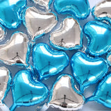 Popxstar 20/50pcs 5/10inch Red Love Heart Shape Foil Balloons Valentines Wedding Party Decorations Aluminum Foil Ballons Air Balls Globos