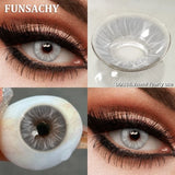 1 Pair Brown Lenses Colored Contact Beauty Colored Pupils Green Contact Lenses Natural Look Lenses Women Brown Pupils