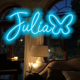 Popxstar  LED Neon Sign - Vibrant Personalized Wall Decor, Easy to Install, No Batteries Needed, Adjustable Brightness