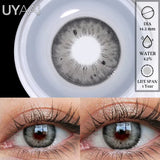1 Pair Color Contact Lenses for Eyes Lenses with Diopters Myopia Color Lenses Green Contact Lenses Blue Lenses