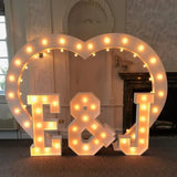 Popxstar Marquee Light Up Letters DIY Name Balloon Filling Box Large Light Up Letters for Baby Shower Anniversary Weeding Room Decor