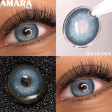 Popxstar  1 Pair soft Lenses Colored Contact Beauty Colored Pupils Green Contact Lenses Natural Look Lenses Women Brown Pupils