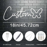 Popxstar  LED Neon Sign - Vibrant Personalized Wall Decor, Easy to Install, No Batteries Needed, Adjustable Brightness
