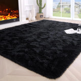 Popxstar Fluffy Rugs for Bedroom Fuzzy Area Rugs for Living Room Soft Kids Carpet Non Slip Rugs for Hardwood Floors Room Decor