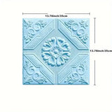 popxstar 35*35cm Ceiling Roof Decoration Wallpaper Self-adhesive Bedroom 3D Waterproof Background Wall Wallpaper