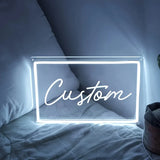 Popxstar  1pc Neon Sign - LED Wall Decor, Personalized Bedroom Lighting, USB Powered, Button Control, Wall-Mounted