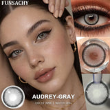 1 Pair Gray Color Contact Lenses for Eyes Brown Beautiful Pupils Natural Softlens Yearly Cosmetics High Quality Lens