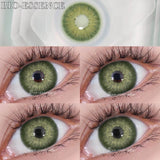Popxstar 1Pair Myopia Color Contact Lenses Color Lens Eyes Lentillas Verdes Naturales Lenses With Diopters Fashion Lenses