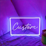 Popxstar  1pc Neon Sign - LED Wall Decor, Personalized Bedroom Lighting, USB Powered, Button Control, Wall-Mounted