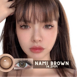 Popxstar 1 Pair Myopia Lenses Colored Contact Lenses Natural Lenses With Diopters Brown Lenses Gray Lense Prescription Lenses