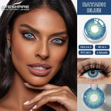 Popxstar  1 Pair soft Lenses Colored Contact Beauty Colored Pupils Green Contact Lenses Natural Look Lenses Women Brown Pupils
