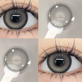 Popxstar 1 Pair Korean Lenses Colored Contact Lenses for Eyes Big Eye Lenses Brown Lenses Blue Eye Lenses Fog Pearl Lens