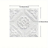 popxstar 35*35cm Ceiling Roof Decoration Wallpaper Self-adhesive Bedroom 3D Waterproof Background Wall Wallpaper