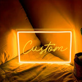 Popxstar  1pc Neon Sign - LED Wall Decor, Personalized Bedroom Lighting, USB Powered, Button Control, Wall-Mounted