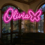 Popxstar  LED Neon Sign - Vibrant Personalized Wall Decor, Easy to Install, No Batteries Needed, Adjustable Brightness