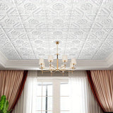 popxstar 35*35cm Ceiling Roof Decoration Wallpaper Self-adhesive Bedroom 3D Waterproof Background Wall Wallpaper