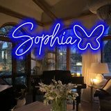 Popxstar  LED Neon Sign - Vibrant Personalized Wall Decor, Easy to Install, No Batteries Needed, Adjustable Brightness