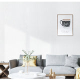 Popxstar 50cmX10m Linen 3D Foam Self-adhesive PVC Solid Color Thickened Waterproof Background Wall Renovation Wallpaper Wall Stickers