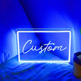 Popxstar  1pc Neon Sign - LED Wall Decor, Personalized Bedroom Lighting, USB Powered, Button Control, Wall-Mounted