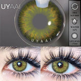 1 Pair Color Contact Lenses for Eyes Lenses with Diopters Myopia Color Lenses Green Contact Lenses Blue Lenses