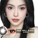 Popxstar 1 Pair Myopia Lenses Colored Contact Lenses Natural Lenses With Diopters Brown Lenses Gray Lense Prescription Lenses