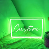 Popxstar  1pc Neon Sign - LED Wall Decor, Personalized Bedroom Lighting, USB Powered, Button Control, Wall-Mounted