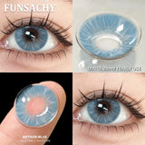 1 Pair Gray Color Contact Lenses for Eyes Brown Beautiful Pupils Natural Softlens Yearly Cosmetics High Quality Lens