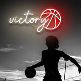 Popxstar  Basketball Neon Sign, for Festive Decor, Great for Weddings, Birthdays, Halloween, Christmas, Graduation & Parties