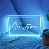 Popxstar  1pc Neon Sign - LED Wall Decor, Personalized Bedroom Lighting, USB Powered, Button Control, Wall-Mounted